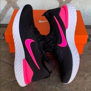 nike epic react black pink